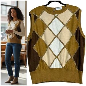 STIZZOLI LAMB WOOL LUXURY VEST Women's Size Large